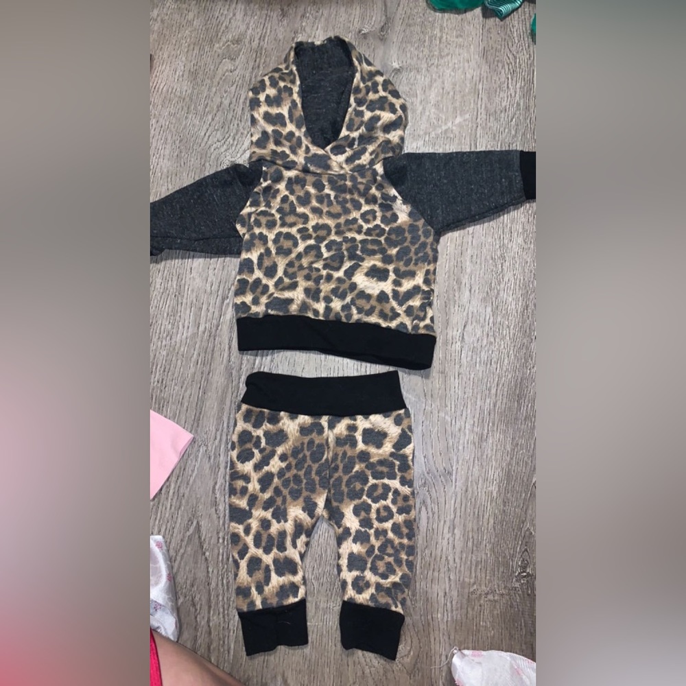 Baby girl cheetah outfit